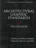 Cover for Architectural graphic standards for architects, engineers, decorators, builders, and draftsmen