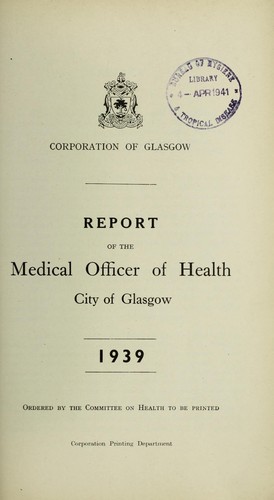 Cover for [Report 1939]