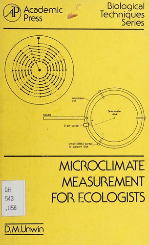 Cover for Microclimate measurement for ecologists
