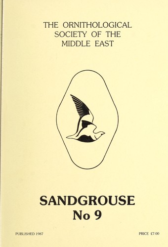 Cover for Sandgrouse