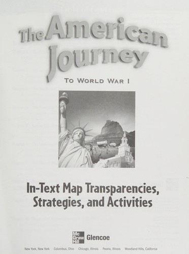 Cover for The American Journey to World War I