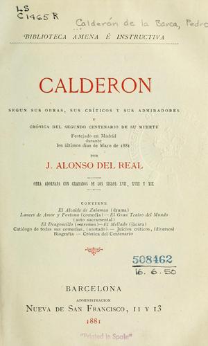 Cover for Calderon