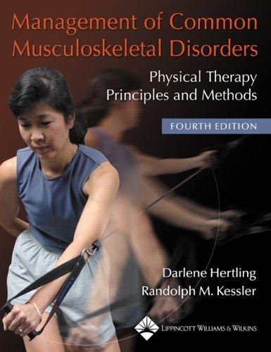 Cover for Management of common musculoskeletal disorders