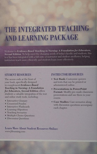 Cover for Evidence-Based Teaching in Nursing