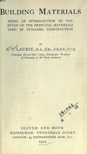 Cover for Building materials