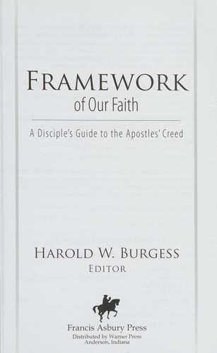 Cover for Framework of our faith