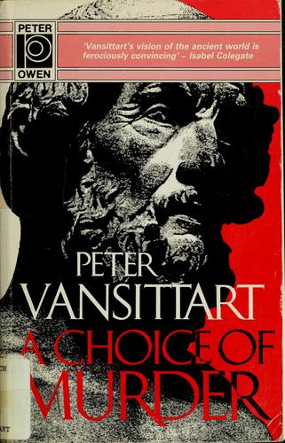 Cover for A choice of murder