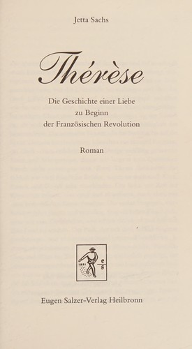 Cover for Thérèse