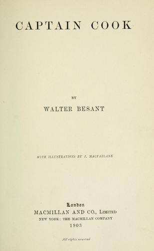 Cover for Captain Cook