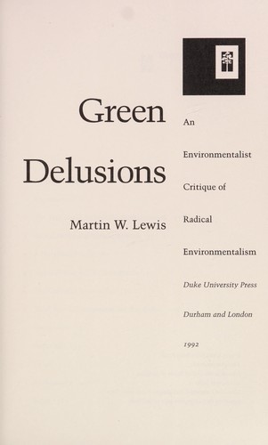 Cover for Green delusions