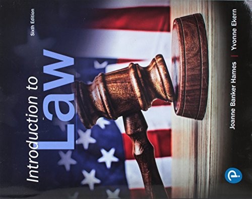 Cover for Introduction to Law