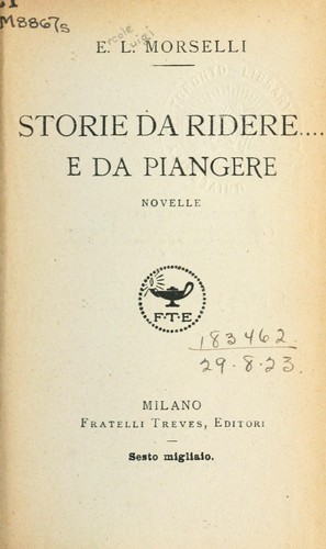 Cover for Storie da ridere e da piangere