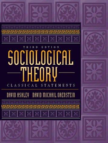 Cover for Sociological Theory