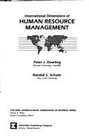 Cover for International dimensions of human resource management