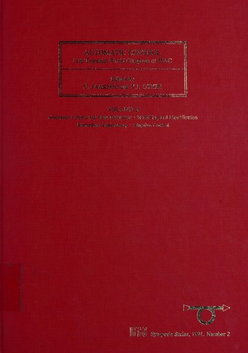 Cover for Automatic Control 1990, Volume Volume II (International Federation of Automatic Control World Congress//Proceedings)