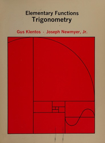 Cover for ELEMENTARY FUNCTIONS TRIGONOMETRY