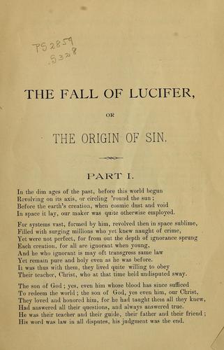 Cover for The fall of Lucifer