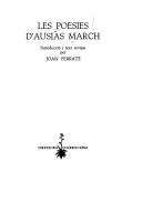 Cover for Les poesies d'Ausiàs March