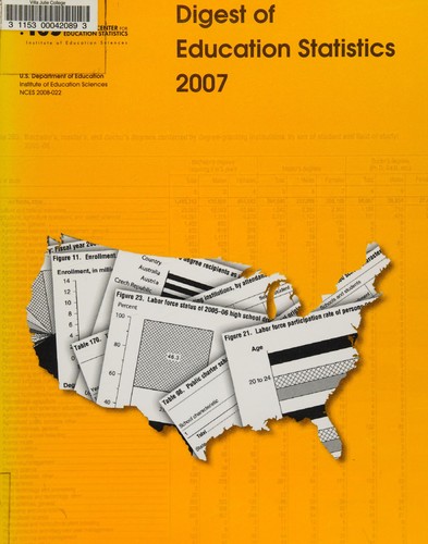 Cover for Digest of Education Statistics 2007