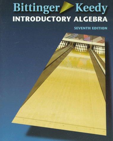 Cover for Introductory algebra