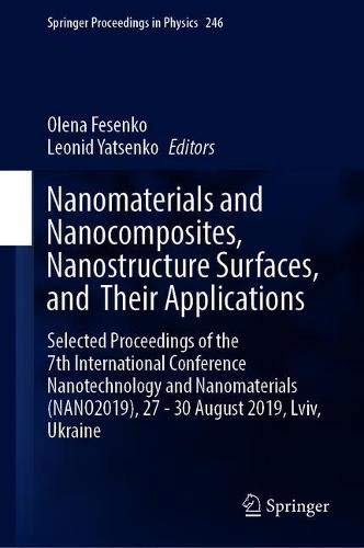 Cover for Nanomaterials and Nanocomposites, Nanostructure Surfaces, and Their Applications