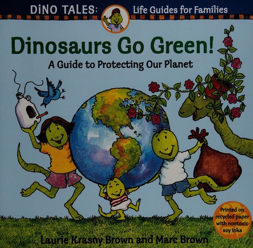 Cover for Dinosaurs Go Green!