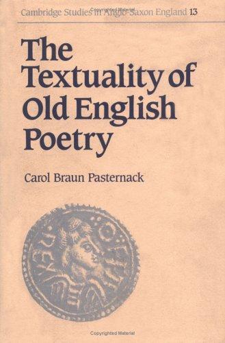 Cover for The textuality of Old English poetry