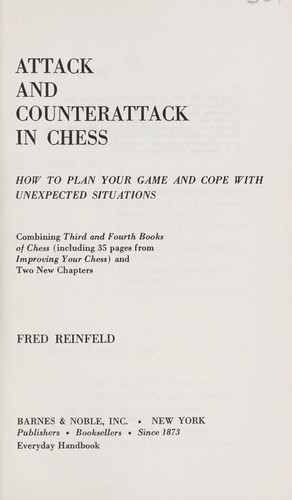Cover for Attack and counterattack in chess