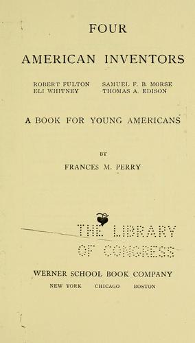 Cover for Four American inventors