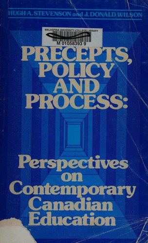 Cover for Precepts, policy and process