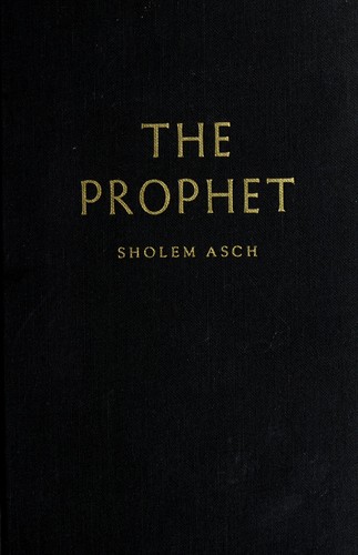 Cover for The prophet.