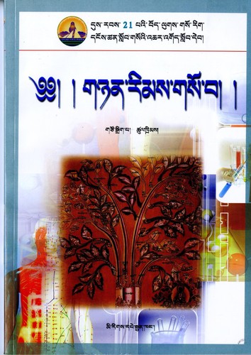 Cover for dus rabs 21 pa'i bod lugs gso rig dngos tshan slob gso'i 'char 'god slob deb / gnyan rims gso ba