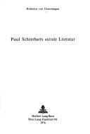 Cover for Paul Scheerbarts astrale Literatur