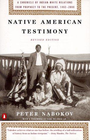 Cover for Native American Testimony