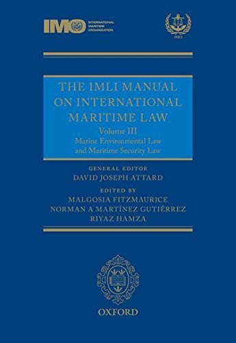 Cover for IMLI Manual on International Maritime Law