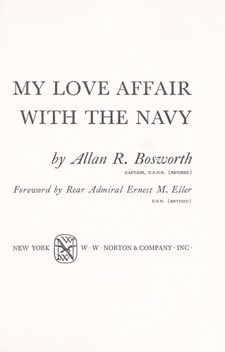 Cover for My love affair with the Navy
