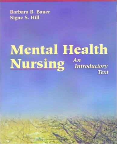Cover for Mental Health Nursing
