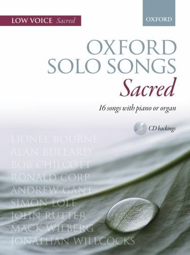 Cover for Oxford Solo Songs : Sacred