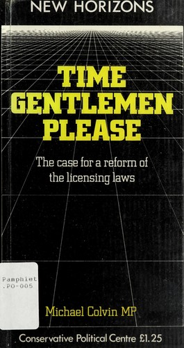 Cover for Time Gentlemen Please