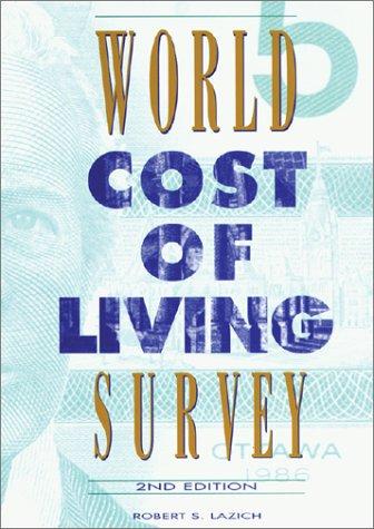 Cover for World Cost of Living Survey