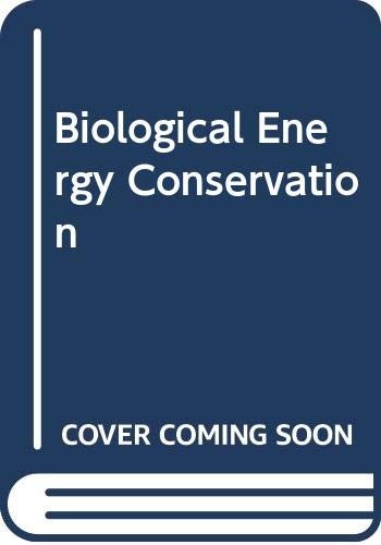 Cover for Biological Energy Conservation