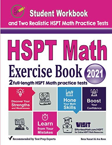 Cover for HSPT Math Exercise Book