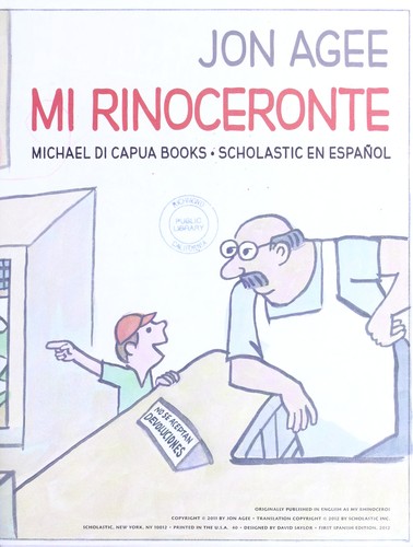 Cover for Mi rinoceronte