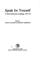 Cover for Speakfor yourself
