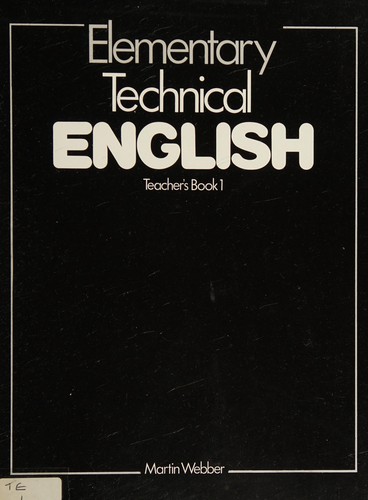 Cover for Elementary Technical English