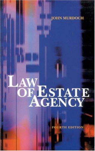 Cover for Law of Estate Agency