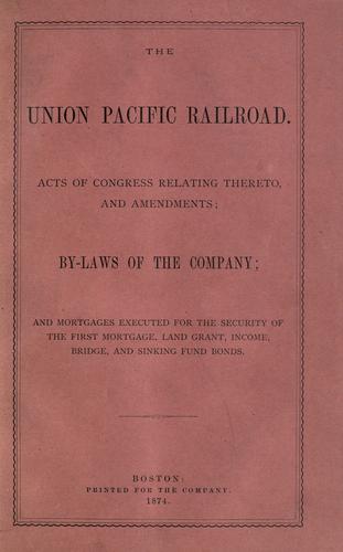 Cover for The Union Pacific Railroad