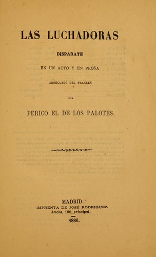 Cover for Las luchadoras