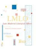 Cover for Late medieval liturgical offices
