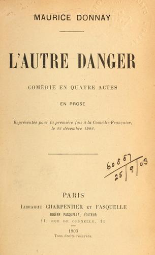 Cover for L' autre danger